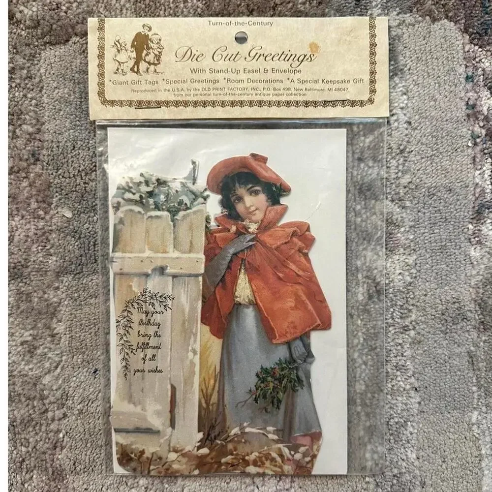 Vintage Victorian Stationary bundle die-cut Turn of the century cottage decor